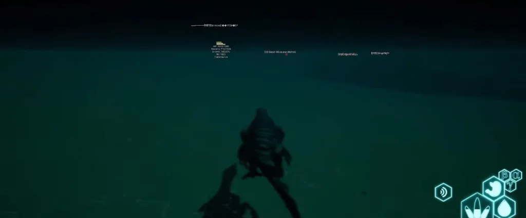 The Isle Evrima underwater creature ESP with growth and species tags